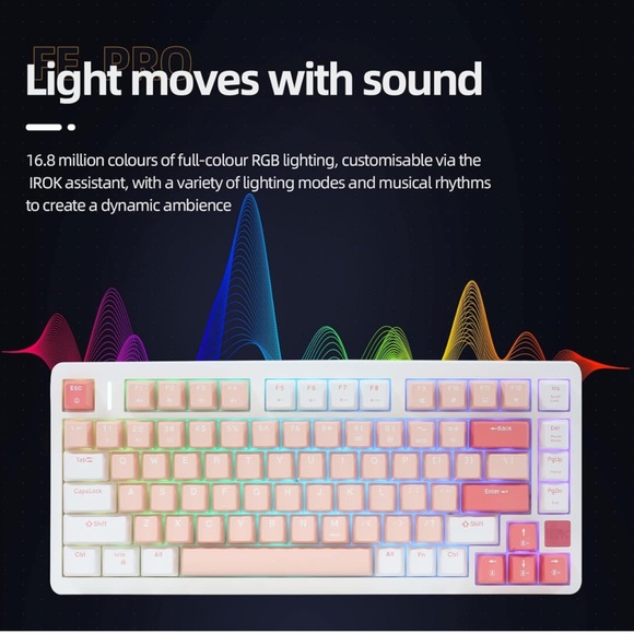 Hot Swappable Mechanical Keyboard with Red Switches - Picture 6 of 6